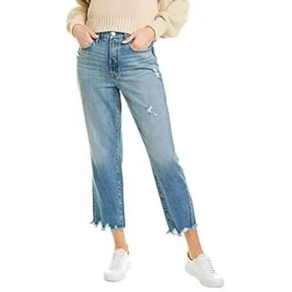 Good American Good Vintage Crop Chewed Hem Straight- size 24 (plus size)